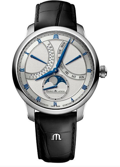 Maurice Lacroix Masterpiece Moonphase Retrograde MP6608-SS001-110-1 Replica Watch